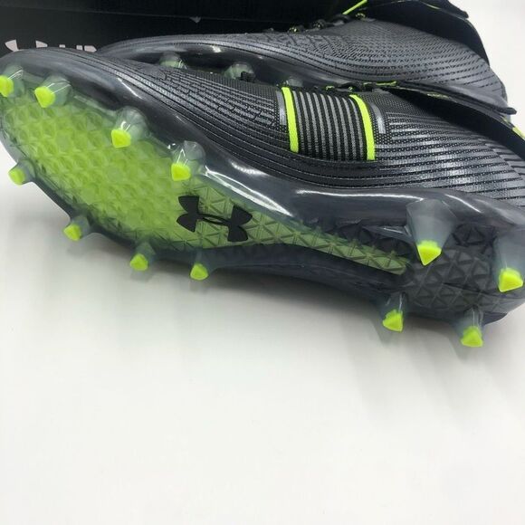 Brand New Under Armour Highlight Mc Football Cleats Black Jet‎ Grey For Men 10.5 - Picture 9 of 9